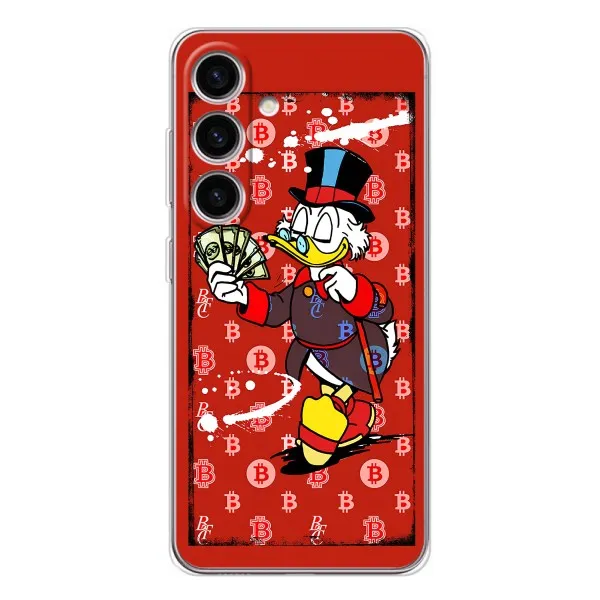 Чехол с принтом «Scrooge MagDag» для Samsung Galaxy S25