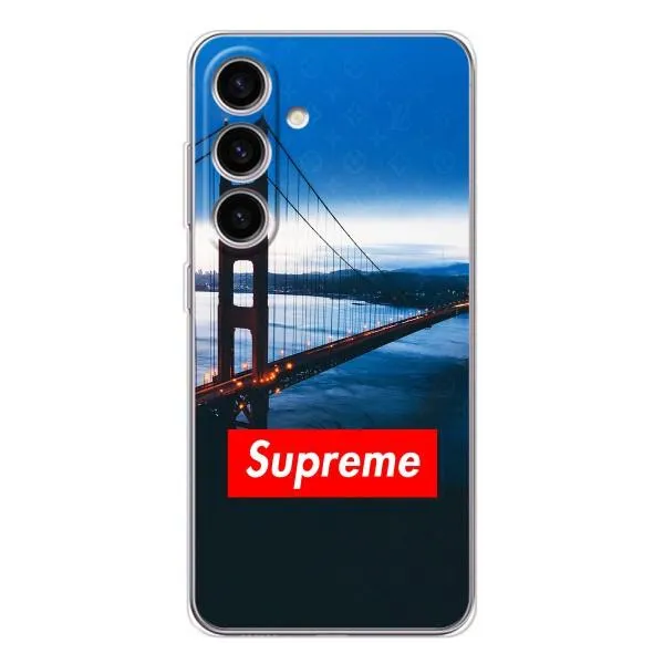 Чехол с принтом «Стиль Supreme» для Samsung Galaxy S25