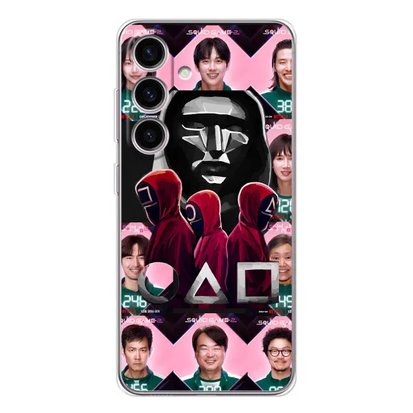 Чехол с принтом «Участники Игра кальмара» для Samsung Galaxy S25