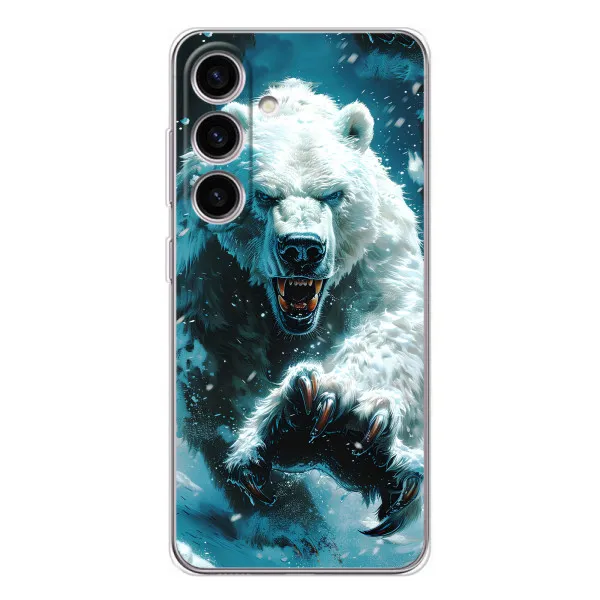 Чехол с принтом «Полярный медведь» для Samsung Galaxy S25