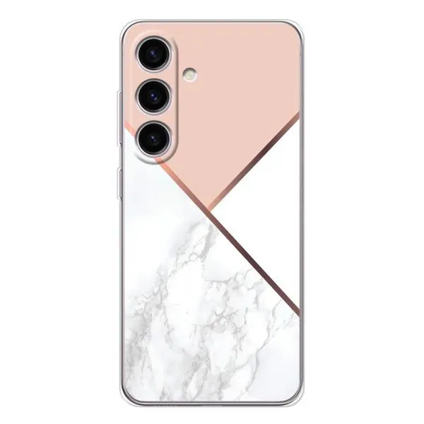 Чехол с принтом «Тройной мрамор» для Samsung Galaxy S25