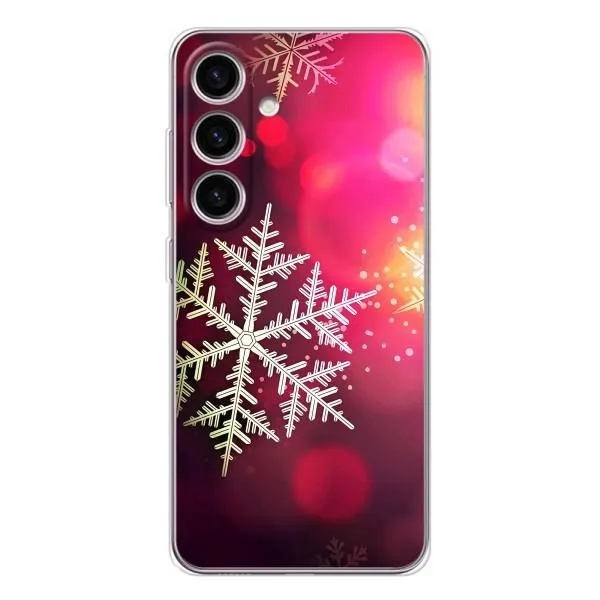 Чехол с принтом «Снежинка» для Samsung Galaxy S25 Чехол с принтом «Снежинка» для Samsung Galaxy S25