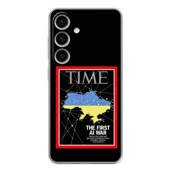Чехол с принтом «TIME Ukraine» для Samsung Galaxy S25 Чехол с принтом «TIME Ukraine» для Samsung Galaxy S25