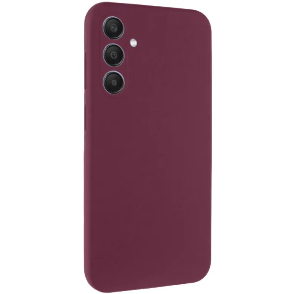 Чехол TPU GETMAN Liquid Silk Full Camera для Samsung Galaxy S26+ — Бордовый