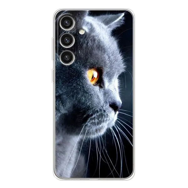 Чехол с принтом «Серый Кот» для Samsung Galaxy S26 Plus Чехол с принтом «Серый Кот» для Samsung Galaxy S26 Plus