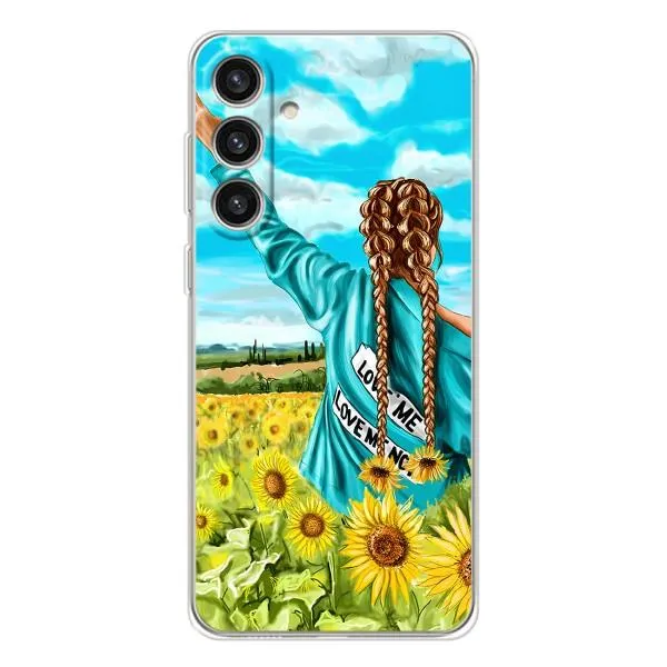 Чехол с принтом «Украиночка» для Samsung Galaxy S26 Plus