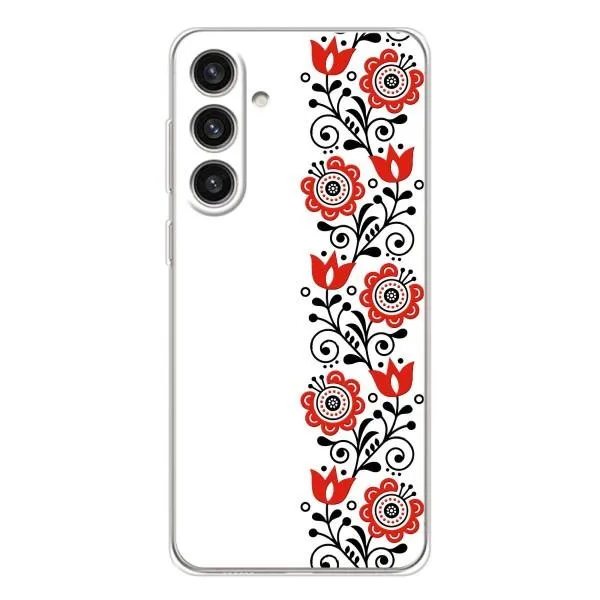 Чехол с принтом «Яркая вишиванка» для Samsung Galaxy S26 Plus