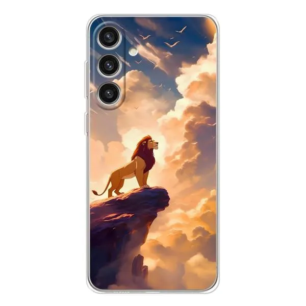 Чехол с принтом «Симба на скале» для Samsung Galaxy S26 Plus Чехол с принтом «Симба на скале» для Samsung Galaxy S26 Plus