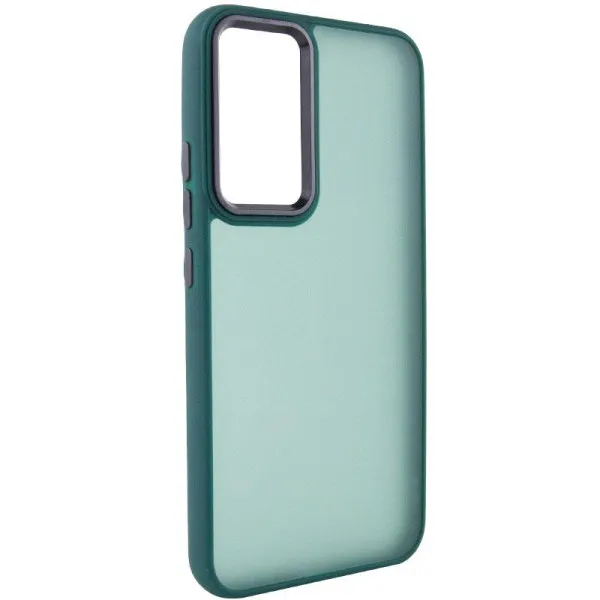 Чехол TPU+PC Lyon Frosted для Samsung Galaxy S26 Ultra — Зеленый — фото 1