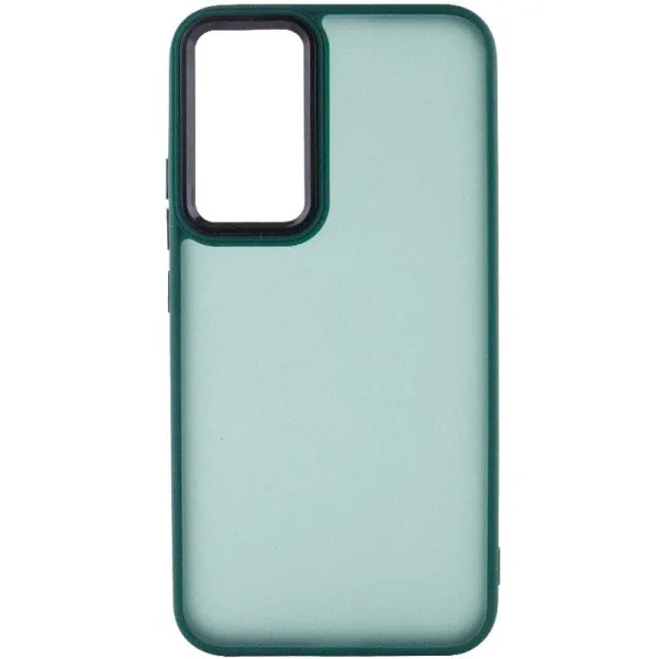 Чехол TPU+PC Lyon Frosted для Samsung Galaxy S26 Ultra — Зеленый — фото 2