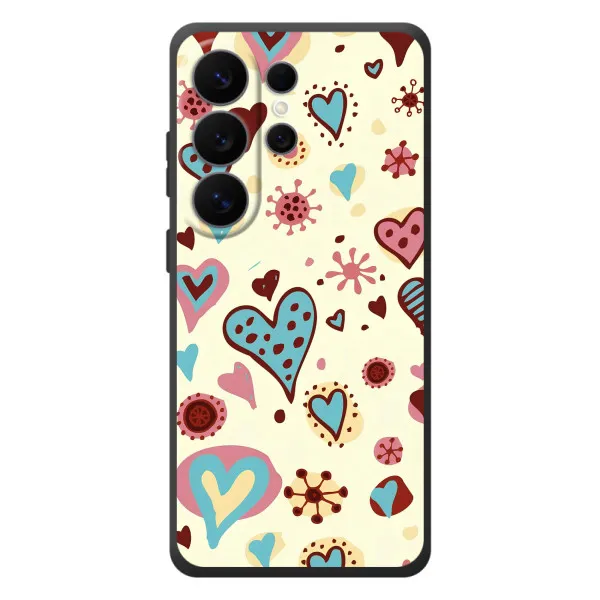 Чехол с принтом «Сердечки» для Samsung Galaxy S26 Ultra Чехол с принтом «Сердечки» для Samsung Galaxy S26 Ultra