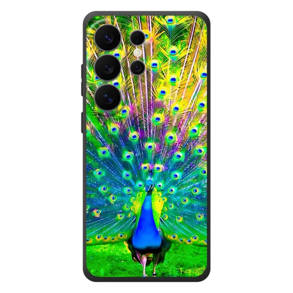 Чехол с принтом «Яркий Павлин» для Samsung Galaxy S26 Ultra Чехол с принтом «Яркий Павлин» для Samsung Galaxy S26 Ultra