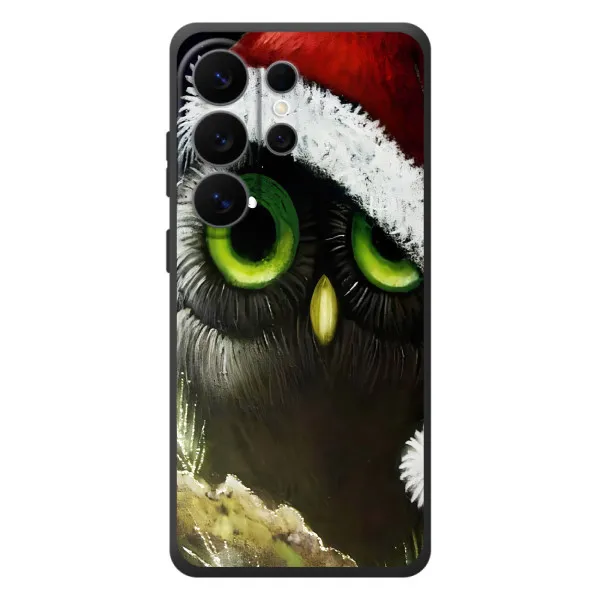 Чехол с принтом «Новогодняя Сова» для Samsung Galaxy S26 Ultra