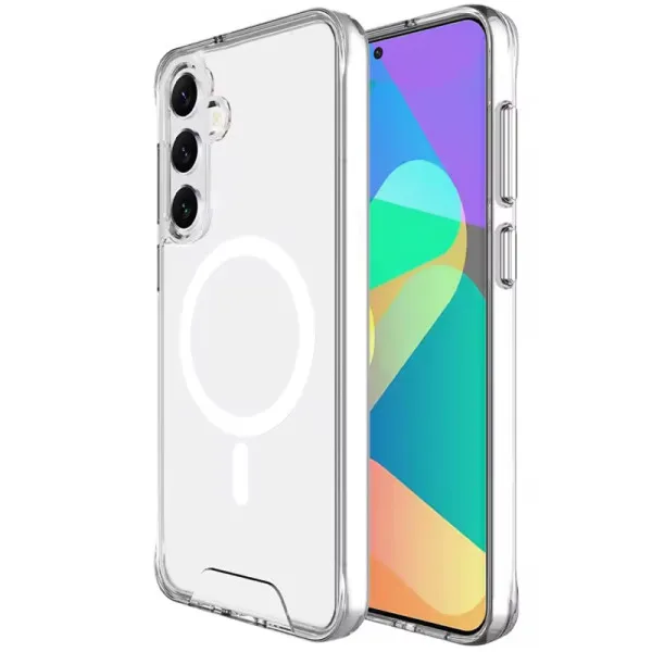 Чехол TPU Space Case with Magnetic Fit для Samsung Galaxy S26 / S26 Pro — Прозрачный — фото 1 Чехол TPU Space Case with Magnetic Fit для Samsung Galaxy S26 / S26 Pro — Прозрачный — фото 1