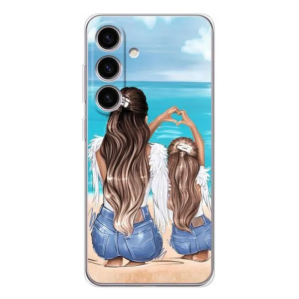 Чехол с принтом «Мама с доченькой» для Samsung Galaxy S26 Чехол с принтом «Мама с доченькой» для Samsung Galaxy S26