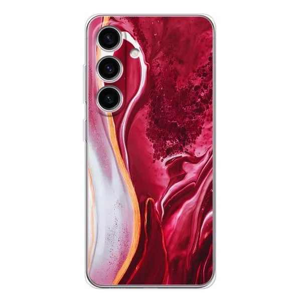Чехол с принтом «Мрамор красный» для Samsung Galaxy S26
