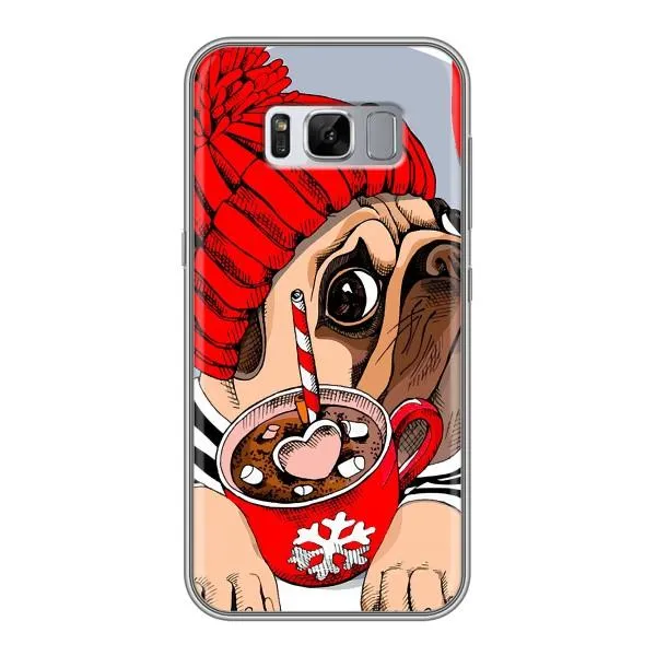 Чехол с принтом «Собачка в шапке» для Samsung Galaxy S8 Plus (G955)