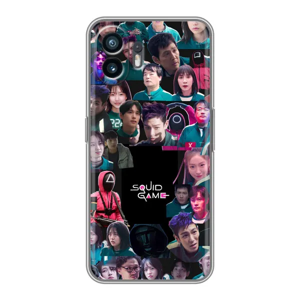 Чехол с принтом «Коллаж Игра кальмара» для Samsung Galaxy XCover7 Pro