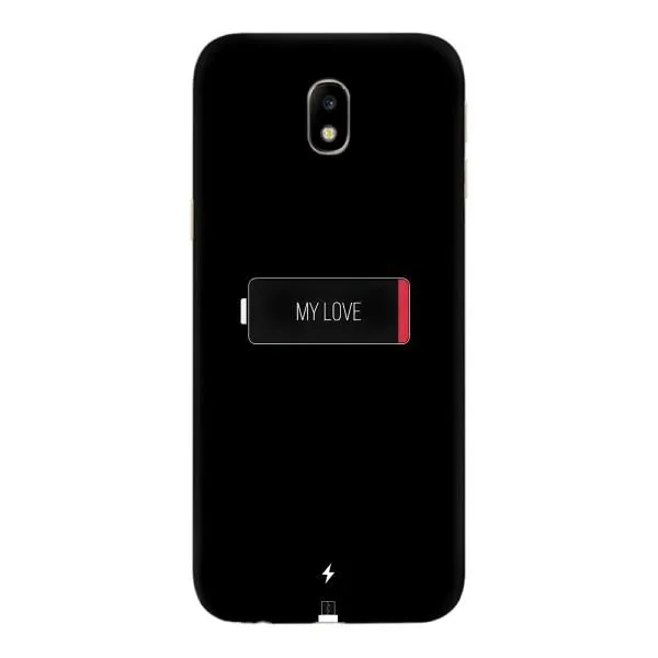 Чехол с принтом «Love battery» для Samsung Galaxy J7 2017 (J730F EU)