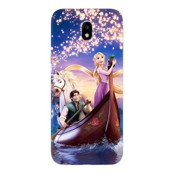 Чехол с принтом «Рапунцель и Флин» для Samsung Galaxy J7 2017 (J730F EU)