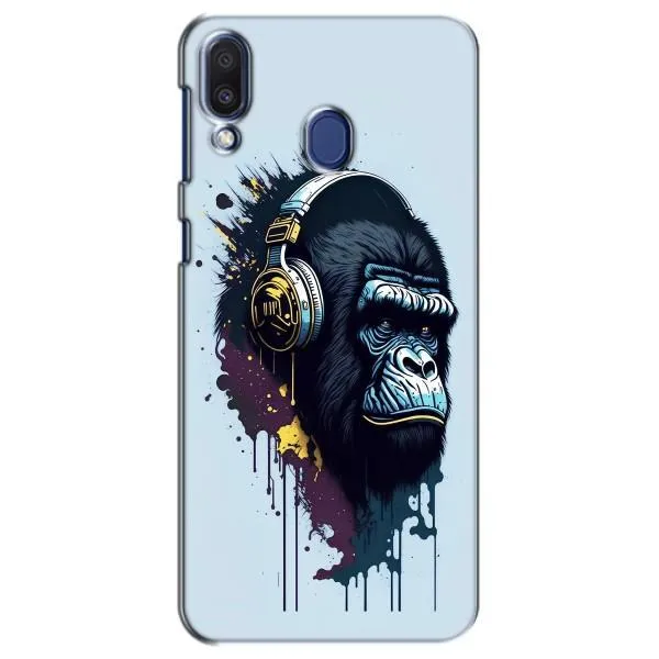 Чехол с принтом «Горилла в наушниках» для Samsung Galaxy M20 (M205)