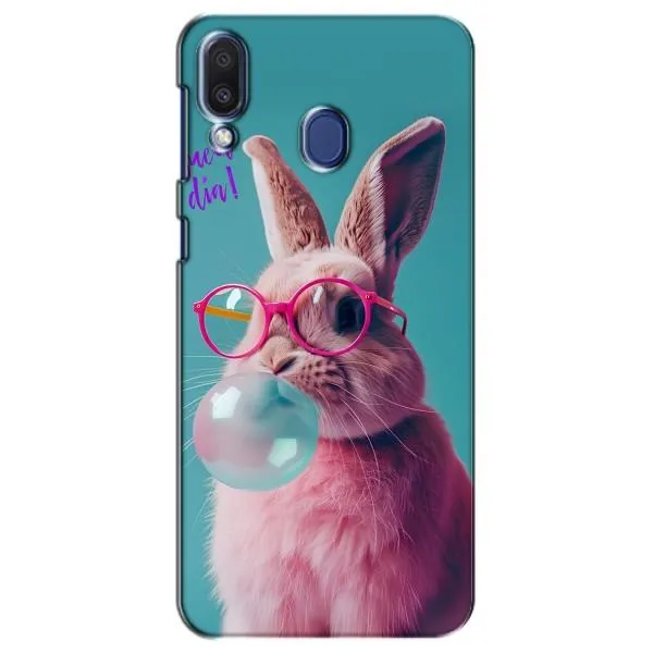 Чехол с принтом «Кролик в очках» для Samsung Galaxy M20 (M205)