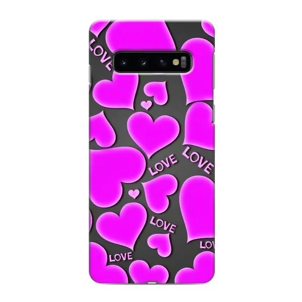 Чехол с принтом «Pink hearts» для Samsung Galaxy S10e Чехол с принтом «Pink hearts» для Samsung Galaxy S10e