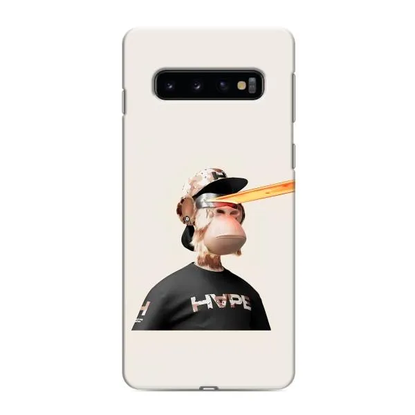 Чехол с принтом «обезьяна NFT в очках» для Samsung Galaxy S10e Чехол с принтом «обезьяна NFT в очках» для Samsung Galaxy S10e
