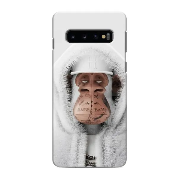 Чехол с принтом «обезьяна NFT в тату» для Samsung Galaxy S10e Чехол с принтом «обезьяна NFT в тату» для Samsung Galaxy S10e