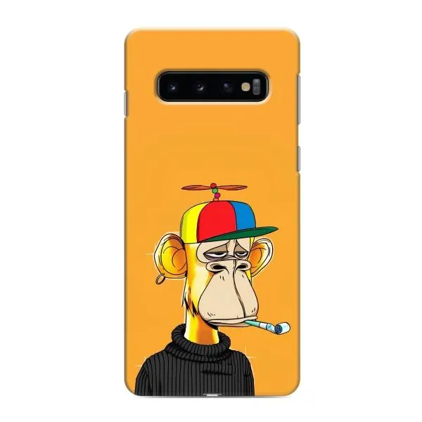 Чехол с принтом «Скучающая Обезьяна NFT» для Samsung Galaxy S10e Чехол с принтом «Скучающая Обезьяна NFT» для Samsung Galaxy S10e