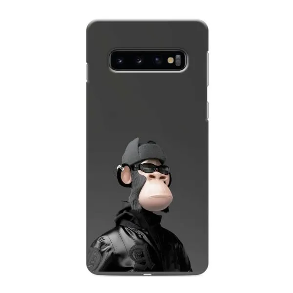Чехол с принтом «стильная обезьяна NFT» для Samsung Galaxy S10e Чехол с принтом «стильная обезьяна NFT» для Samsung Galaxy S10e