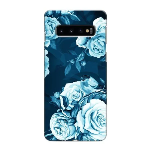 Чехол с принтом «Голубые Бутоны» для Samsung Galaxy s10 Plus Чехол с принтом «Голубые Бутоны» для Samsung Galaxy s10 Plus