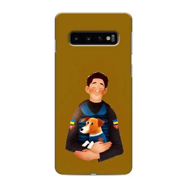 Чехол с принтом «ЗСУ Патрон» для Samsung Galaxy s10 Plus