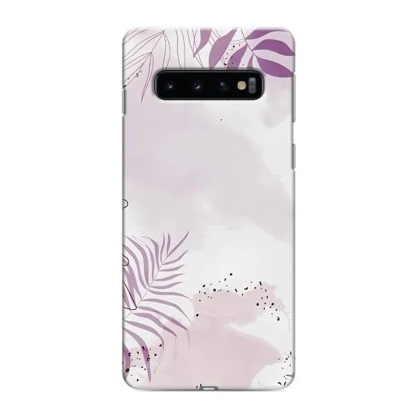 Чехол с принтом «Фиолетовые листья» для Samsung Galaxy s10 Plus