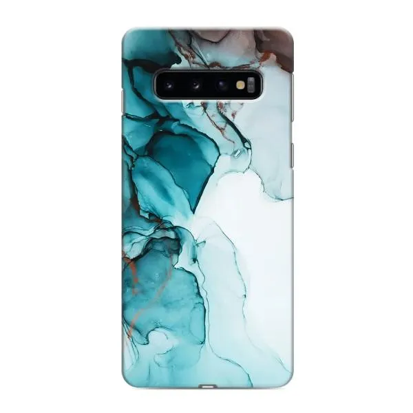 Чехол с принтом «Бирюзовый мрамор» для Samsung Galaxy S10