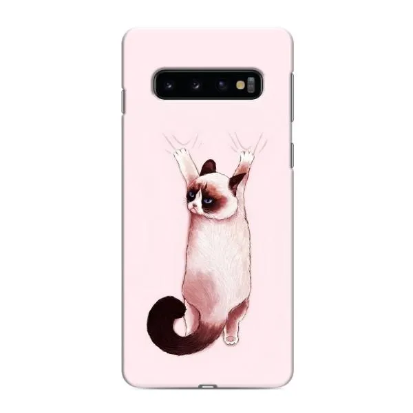 Чехол с принтом «Котик падает» для Samsung Galaxy S10