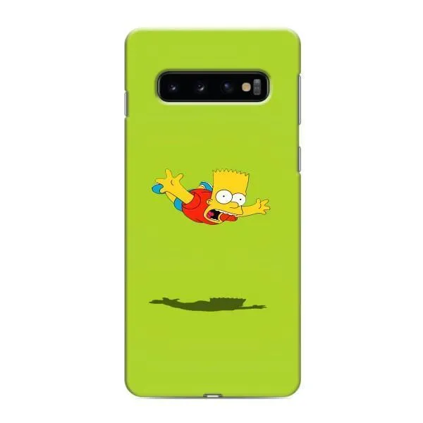 Чехол с принтом «Барт Симпсон» для Samsung Galaxy S10