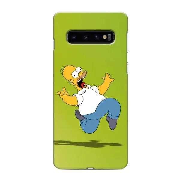 Чехол с принтом «Гомер Симпсон» для Samsung Galaxy S10