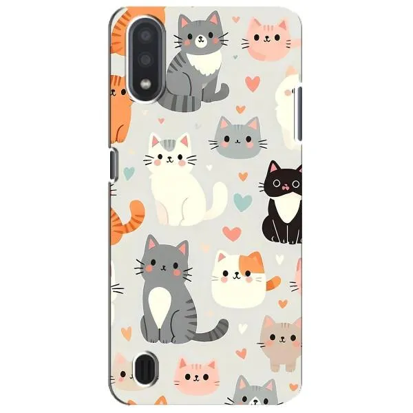 Чехол с принтом «Коллаж котов» для Samsung Galaxy M01 Core (A013F) Чехол с принтом «Коллаж котов» для Samsung Galaxy M01 Core (A013F)