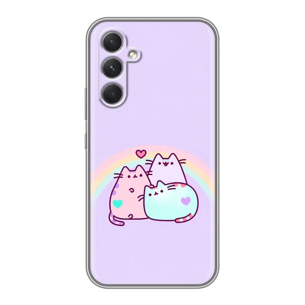 Чехол с принтом «Радужные котики» для Sony Xperia 1 VI