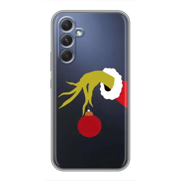 Чехол с принтом «Гринч с игрушкой» для Sony Xperia 1 VI