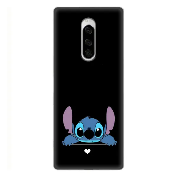 Чохол з принтом «Стіч на чорному» для Sony Xperia 1 Чохол з принтом «Стіч на чорному» для Sony Xperia 1