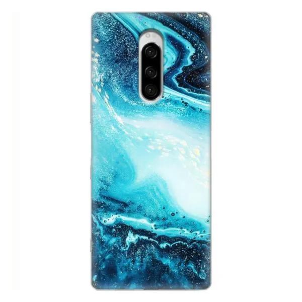 Чехол с принтом «Голубой мрамор» для Sony Xperia 1 Чехол с принтом «Голубой мрамор» для Sony Xperia 1