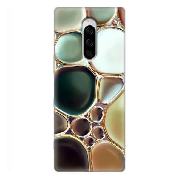 Чехол с принтом «Радужный Мрамор» для Sony Xperia 1 Чехол с принтом «Радужный Мрамор» для Sony Xperia 1
