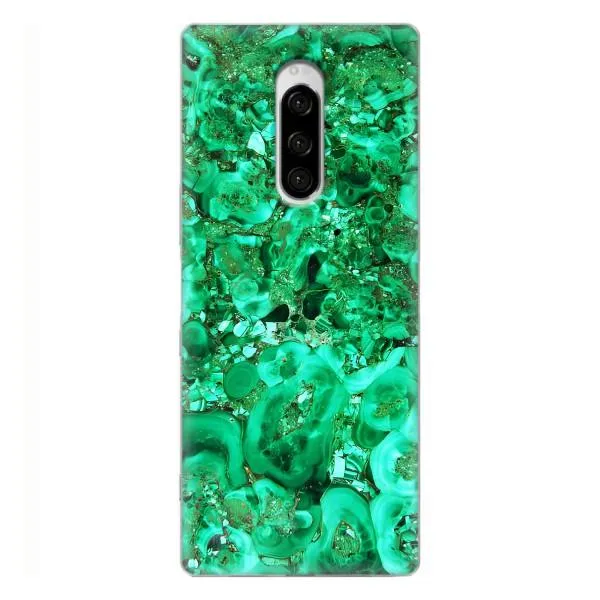 Чехол с принтом «Салатный Мрамор» для Sony Xperia 1 Чехол с принтом «Салатный Мрамор» для Sony Xperia 1
