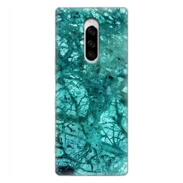 Чехол с принтом «Зеленый мрамор» для Sony Xperia 1 Чехол с принтом «Зеленый мрамор» для Sony Xperia 1