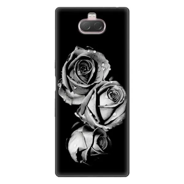 Чехол с принтом «Черная роза» для Sony Xperia 10