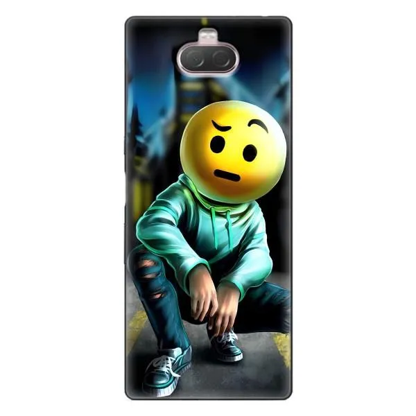 Чехол с принтом «Парень смайл» для Sony Xperia 10 Чехол с принтом «Парень смайл» для Sony Xperia 10