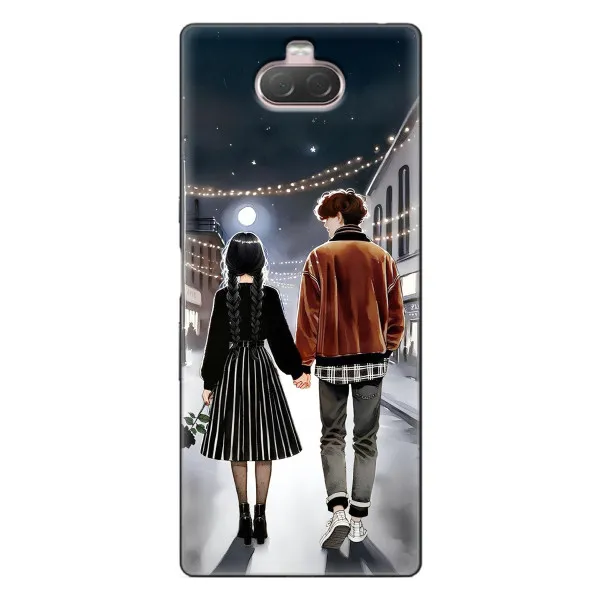 Чохол з принтом «Венздей та Тайлер» для Sony Xperia 10