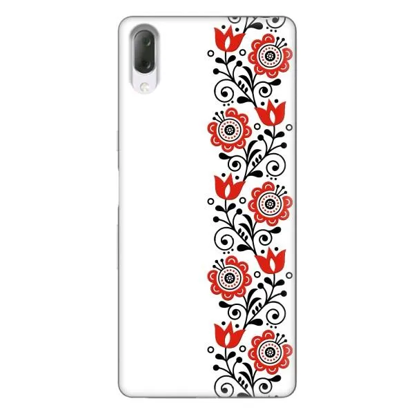 Чехол с принтом «Яркая вишиванка» для Sony Xperia L3